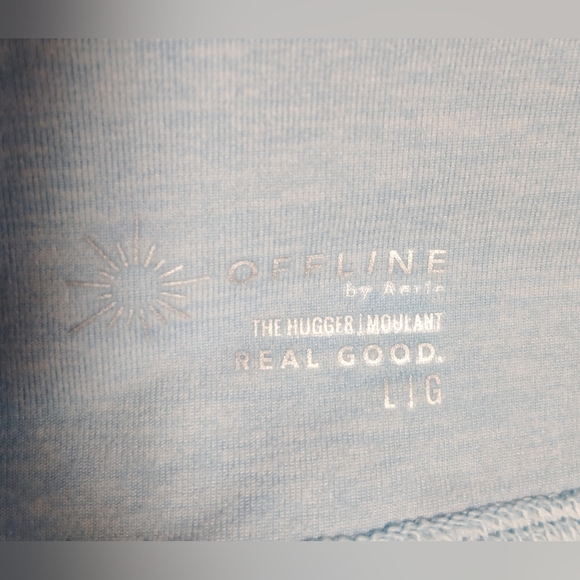 NWT OFFLINE By Aerie The Hugger Midi Blue Pencil Skirt Knee-Length Sz-L - Picture 5 of 6